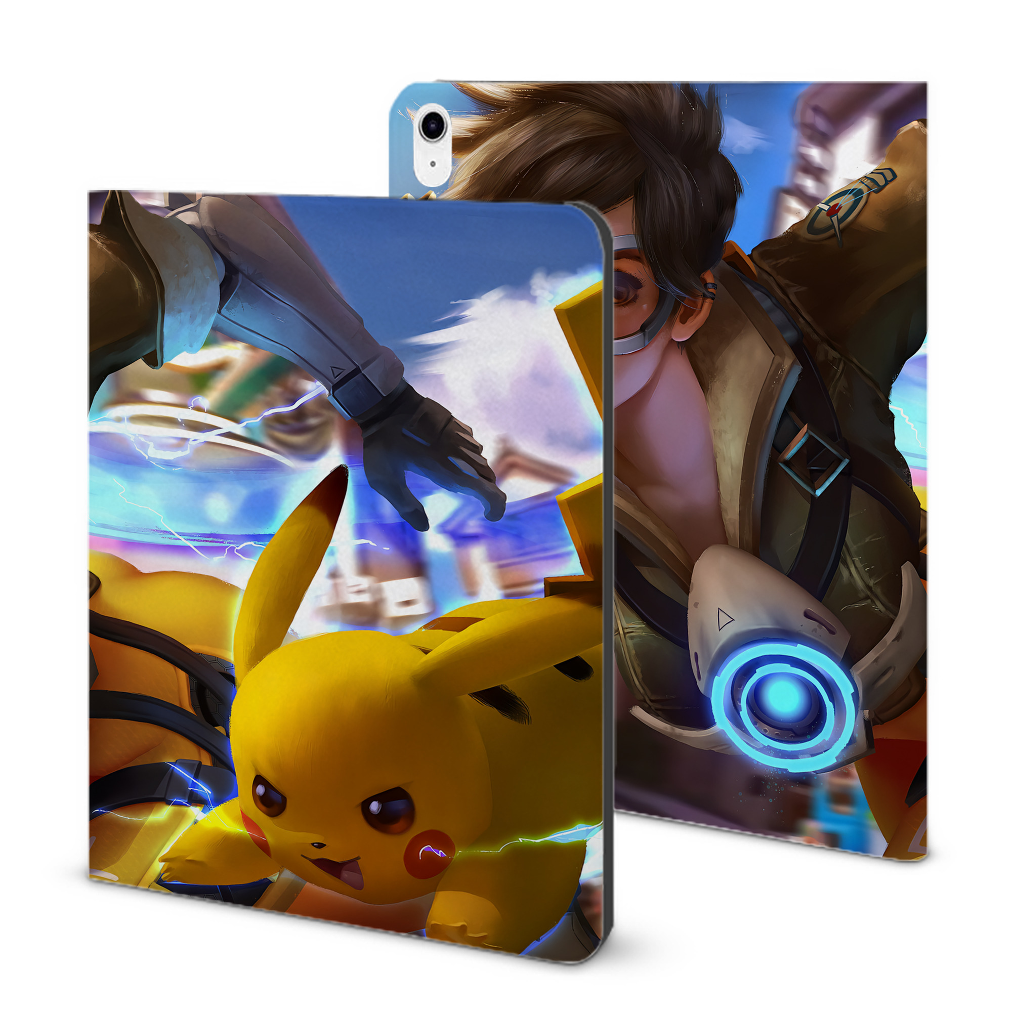 （画像用） ポケットモンスター Pokémon IPad ケース ブック型 PUレザー TPU 耐衝撃 軽量 薄型 ペン収納なし 全面保護 IPad 各モデル対応